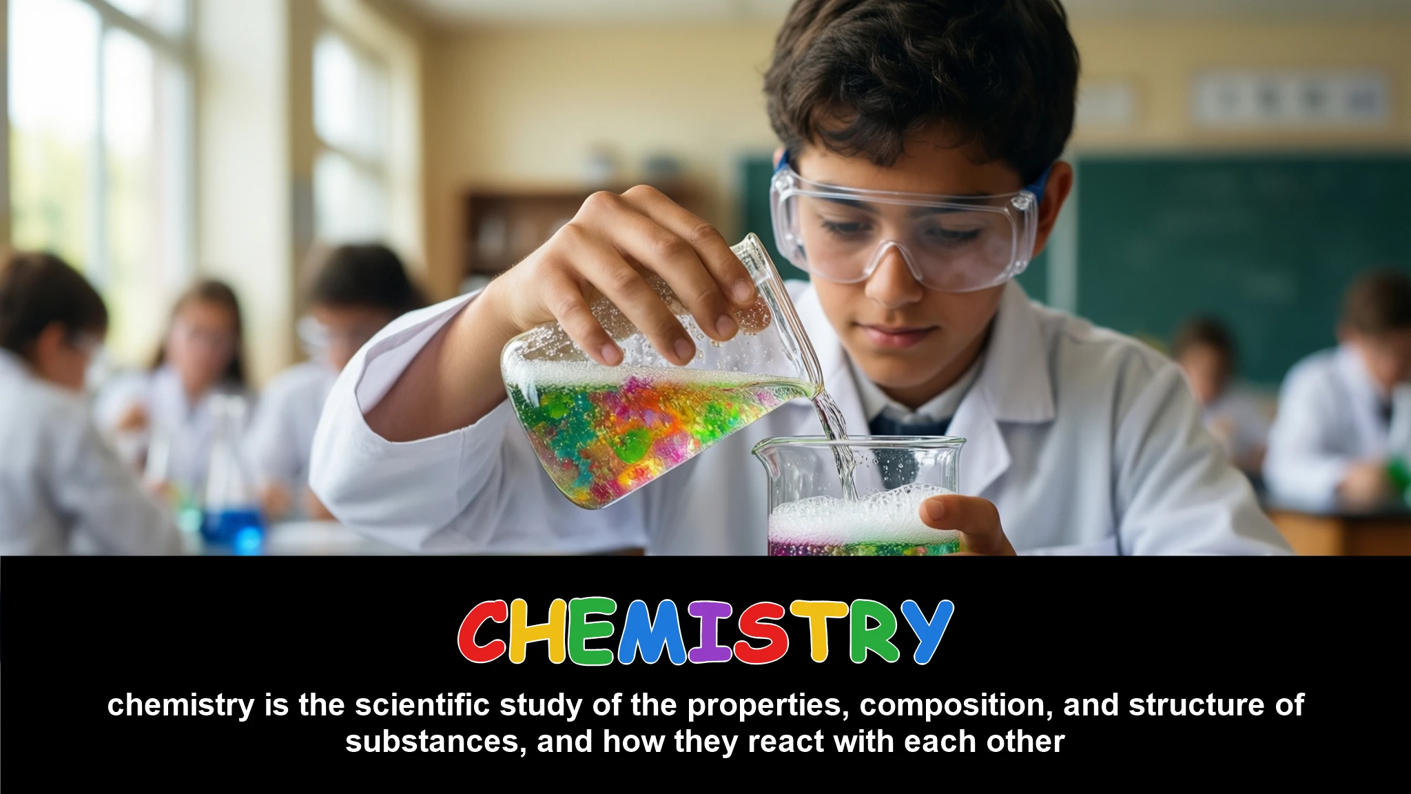 English Illustration for chemistry